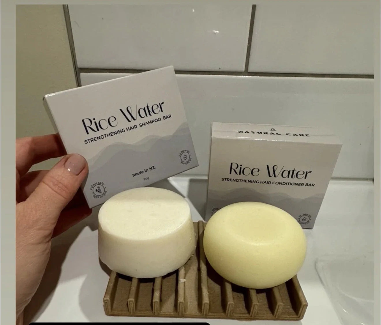 Rice Water Hair Shampoo & Conditioner Combo