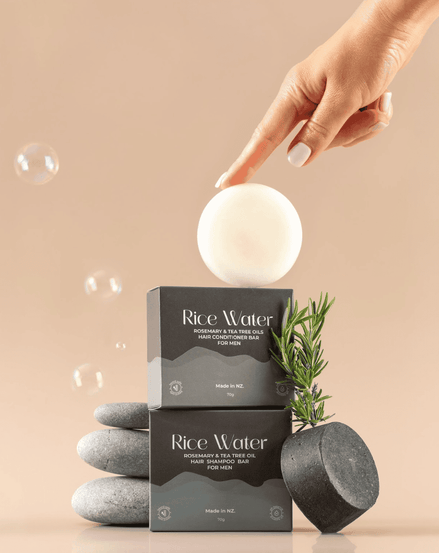 Men's Rice Water Shampoo & Conditioner Combo