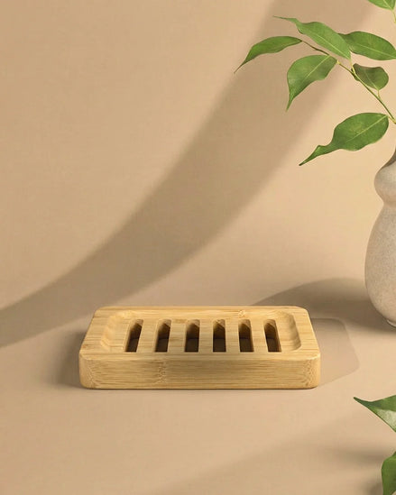 Bamboo Soap Draining Dish